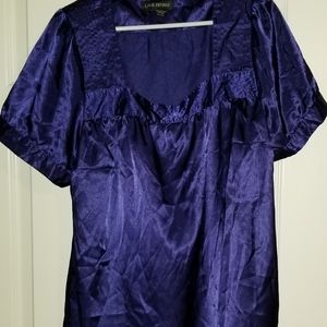 Lane Bryant, Dark purple plus size top